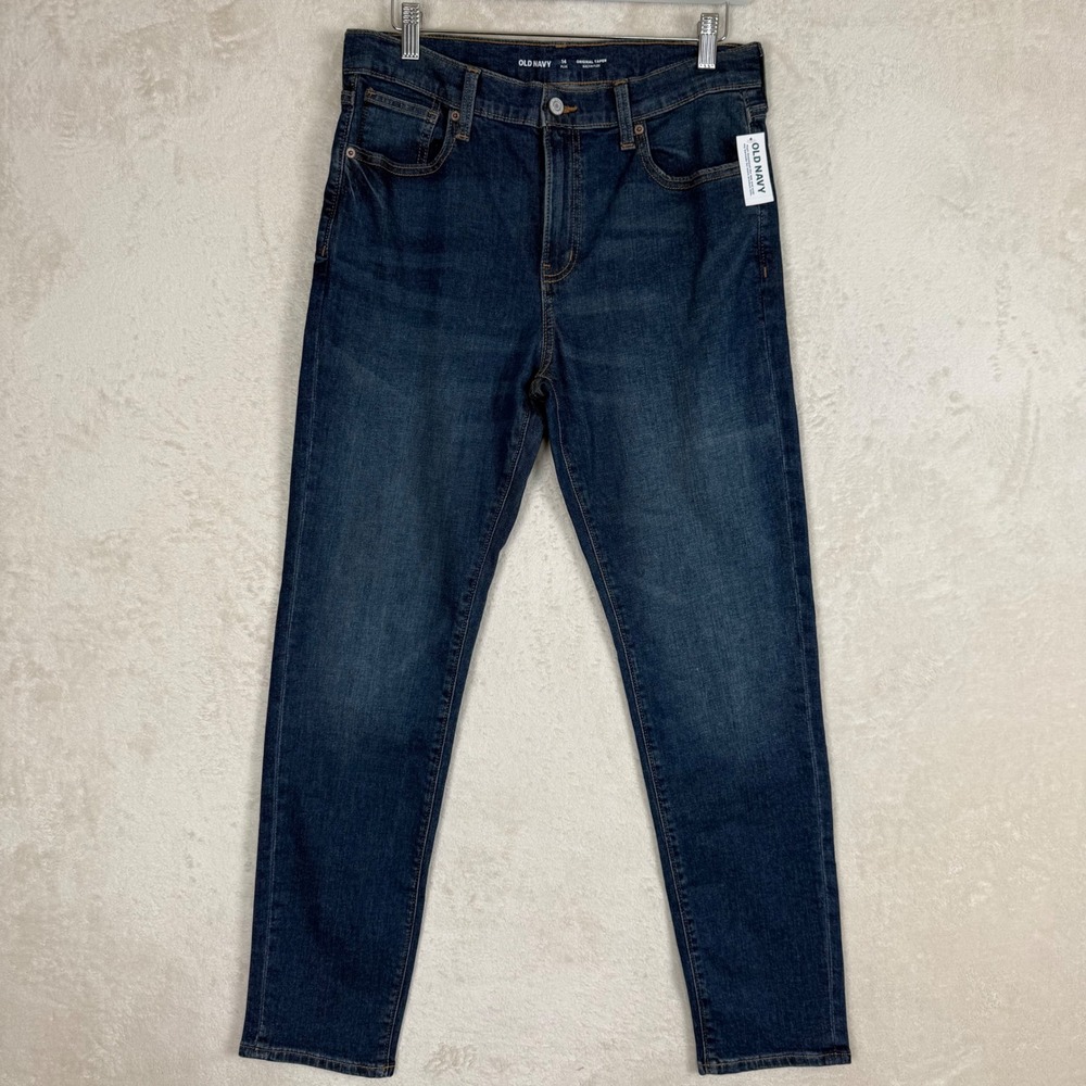 Old Navy Boys Original Taper Built-In Flex Jeans Dark Wash Size 14 Plus NWT